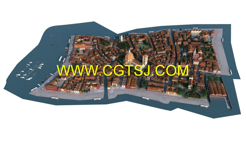 Archmodel.133-城市宏观布局3D模型合辑的图片23