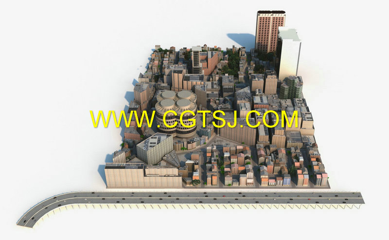 城市宏观布局3D模型合辑的图片30
