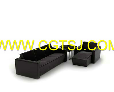 Archmode.16-沙发 椅子 茶几 组合模型的图片2