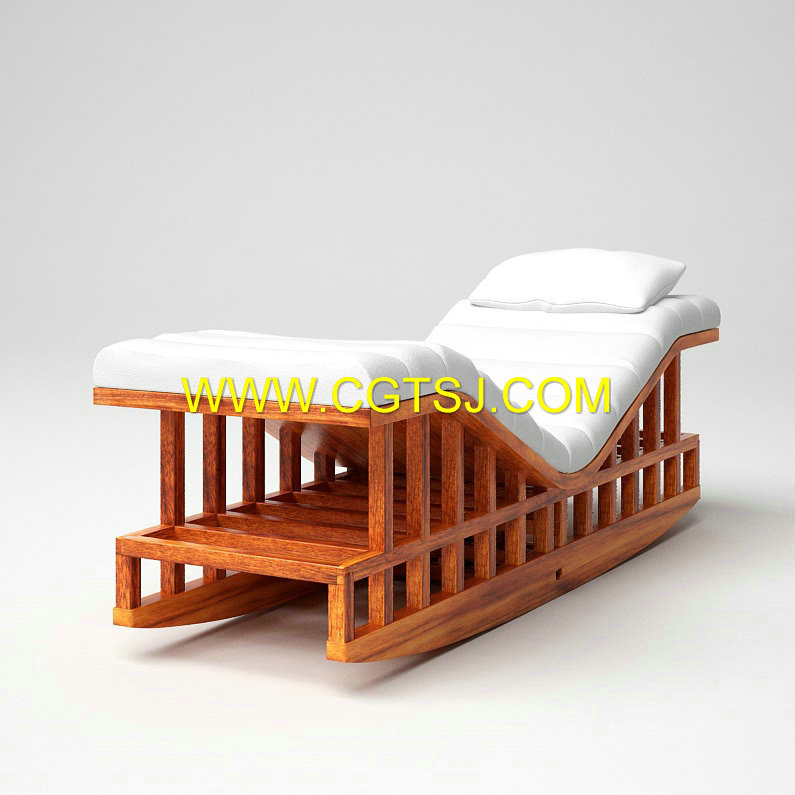 Archmode.05沙发椅子模型（白模）的图片3