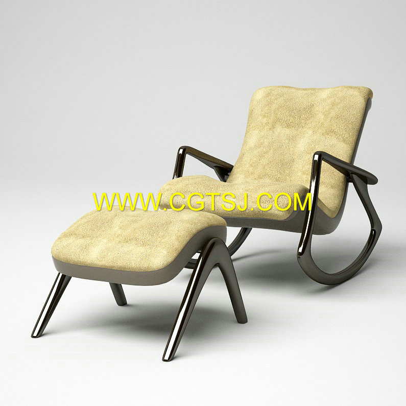 Archmode.05沙发椅子模型（白模）的图片4