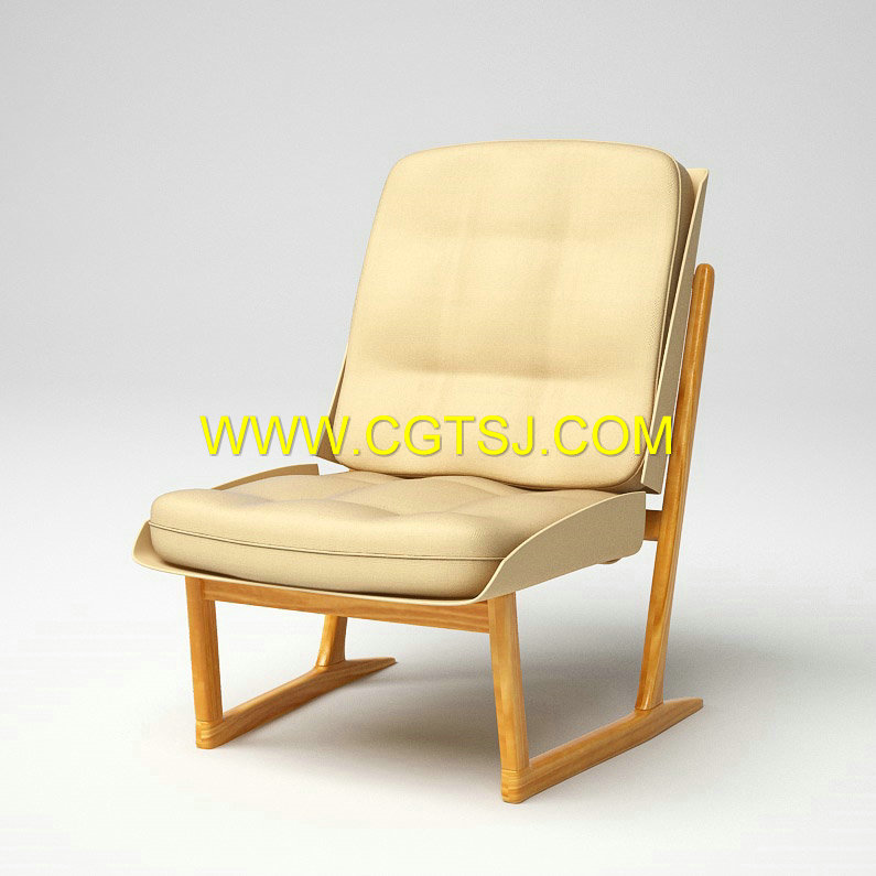 Archmode.05沙发椅子模型（白模）的图片9