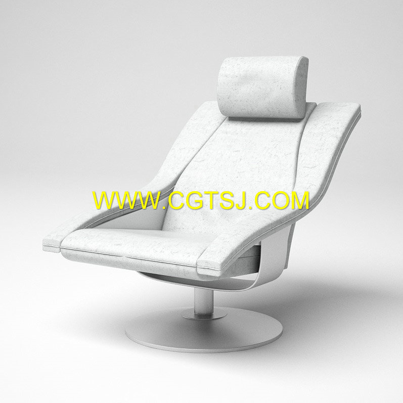 Archmode.05沙发椅子模型（白模）的图片18
