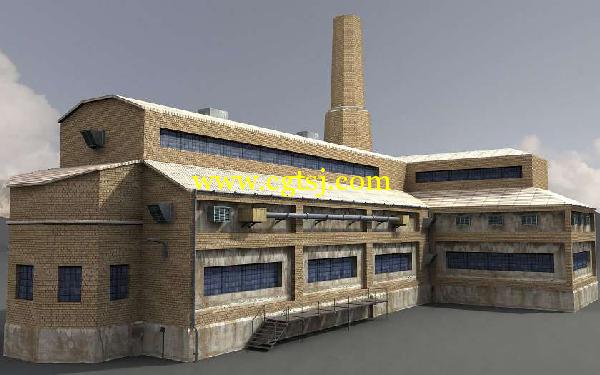 老工业基地建筑和设施3D模型合辑2的图片12