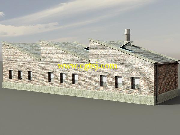 老工业基地建筑和设施3D模型合辑4的图片5