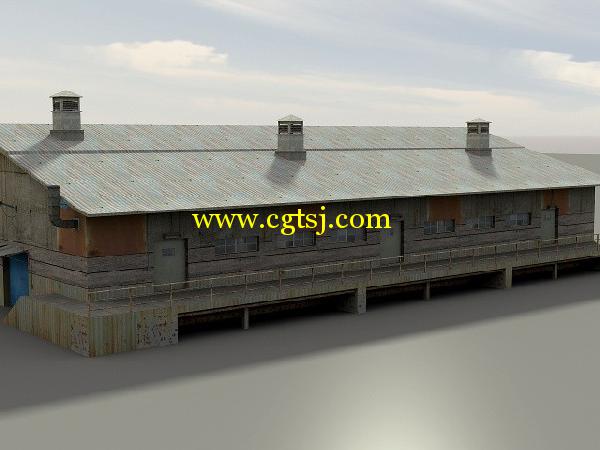 老工业基地建筑和设施3D模型合辑4的图片7