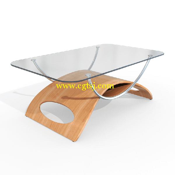 现代化桌子设计3D模型合辑的图片3