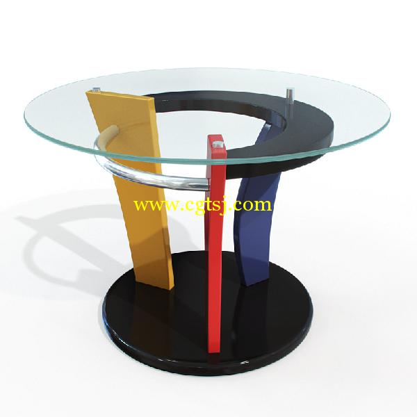 现代化桌子设计3D模型合辑的图片6
