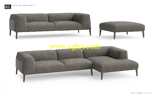 沙发与座椅3D模型合辑的图片18