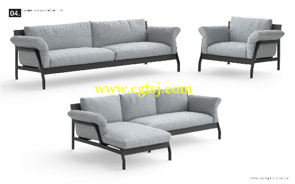 沙发与座椅3D模型合辑的图片19