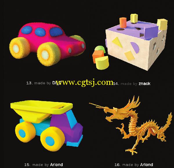 玩具3D模型合辑的图片13