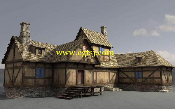 中世纪村庄建筑3D模型合辑Vol.1的图片11