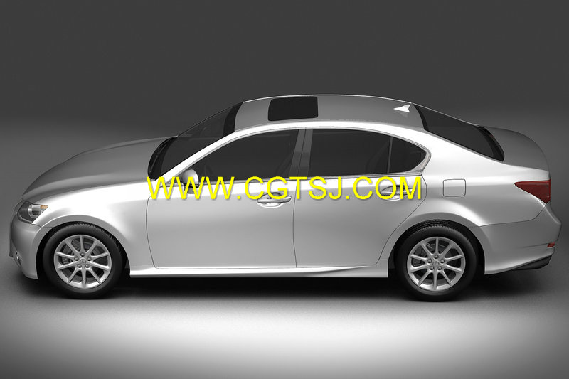 雷克萨斯GS350轿车3D模型的图片1