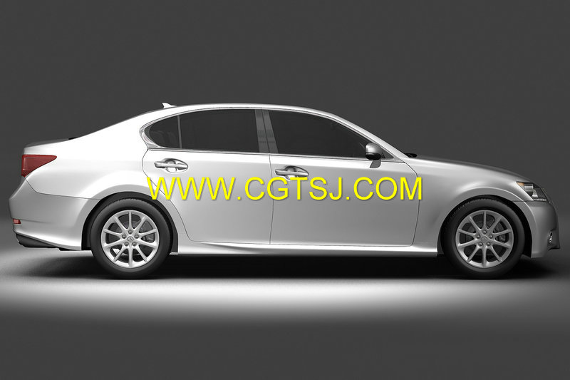 雷克萨斯GS350轿车3D模型的图片4