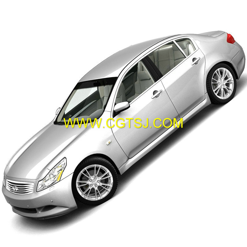 英菲尼迪G37轿车3D模型的图片5