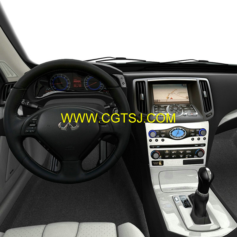 英菲尼迪G37轿车3D模型的图片8