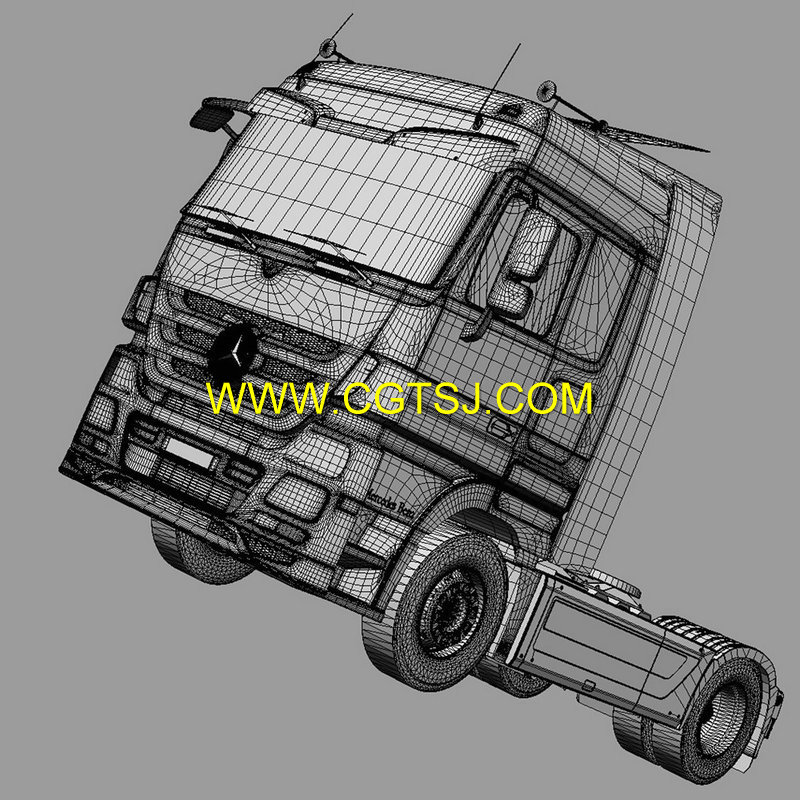 奔驰-梅赛德斯汽车3D模型的图片4