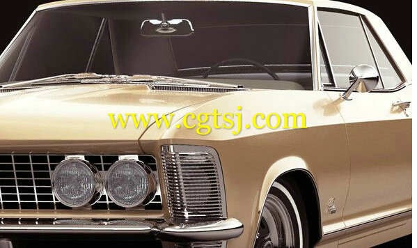 别克Riviera1963轿车3D模型的图片3