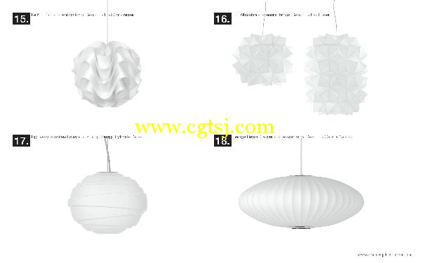 现代灯具设计3D模型合辑的图片6