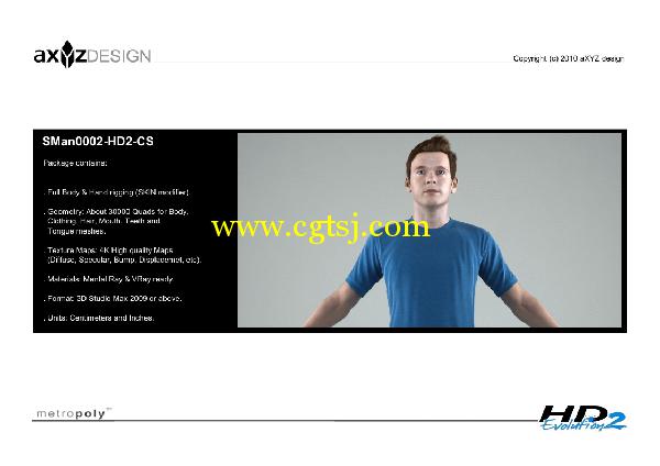 AXYZ Design出品高精度三维人物模型合辑的图片8