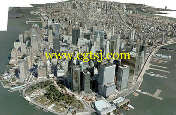 美国大型城市3D模型的图片1