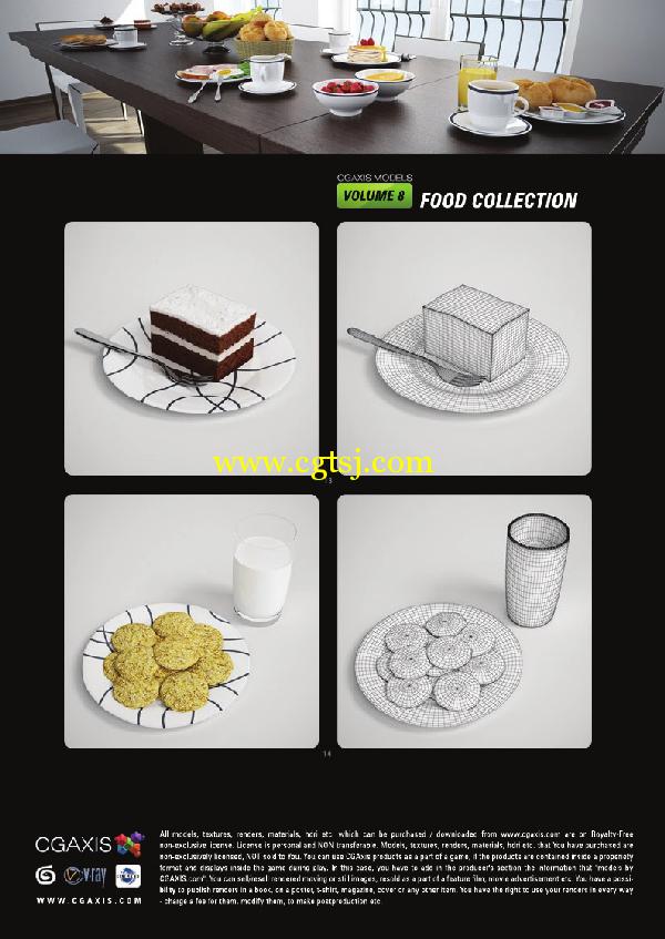 食品食物3D模型合辑的图片2