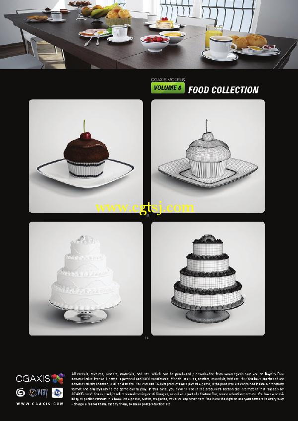 食品食物3D模型合辑的图片3