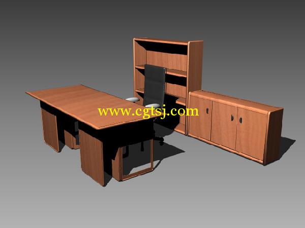 3D室内模型库(办公桌103套)的图片21