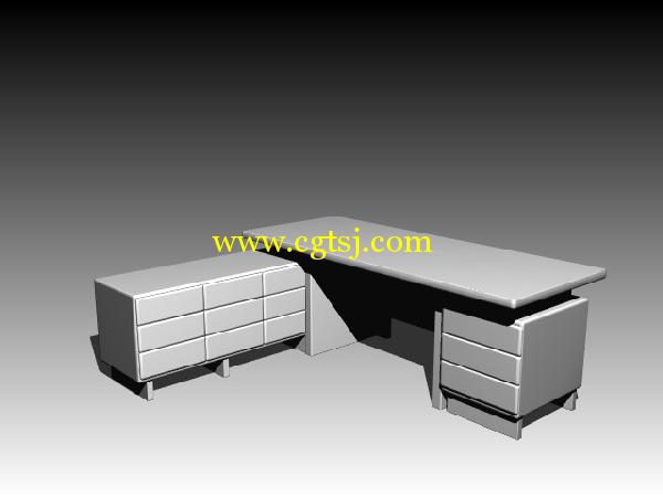 3D室内模型库(办公桌103套)的图片29