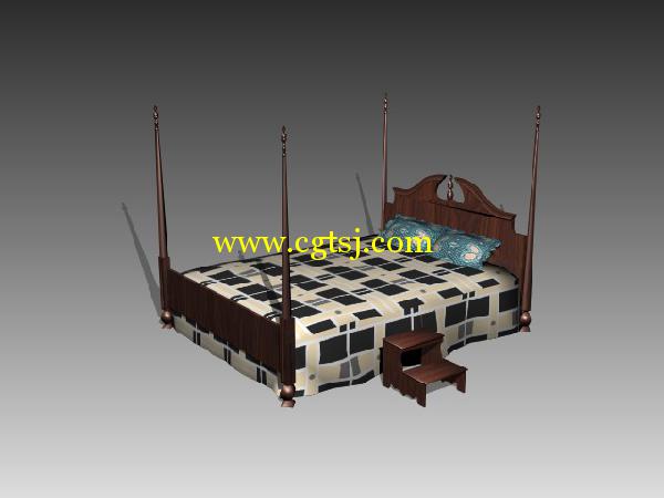 3D室内模型库(床120套)的图片7