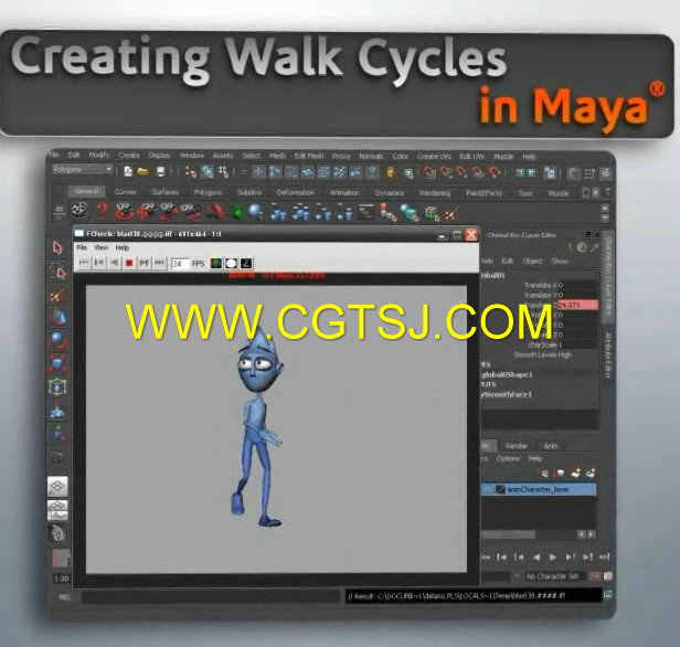 MAYA_2011_创建行走动画的图片6