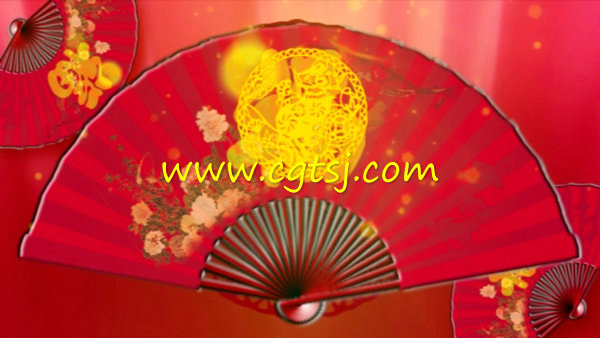 剪纸十二生肖春节晚会开场led视频背景素材的图片2