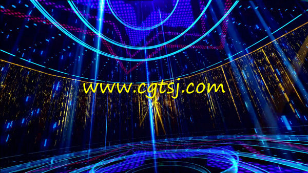 星空幕粒子效果DJ街舞舞蹈晚会演出LED大屏幕背景视频素材的图片2