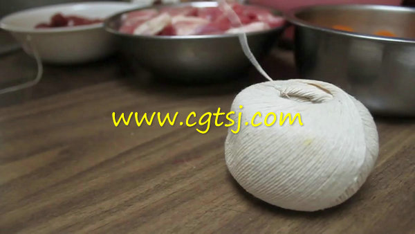 包粽子端午节中国传统习俗节日粽子制作高清实拍视频素材 720P的图片2