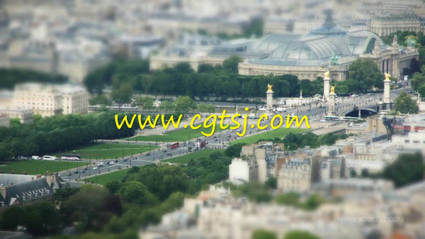 法国巴黎的一天延时摄影实拍视频素材 720P的图片2