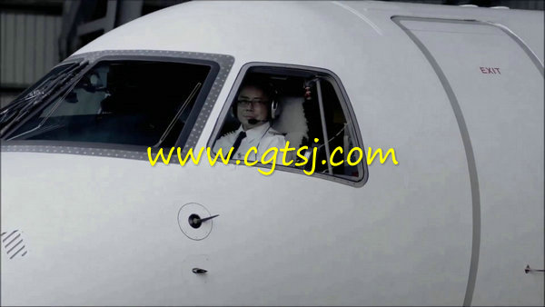 飞特立航空形象片私人飞机空姐机场驾驶飞机起飞高清实拍视频素材 1080P的图片1