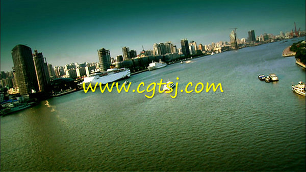 上海航拍镜头工业房地产企业城市高清实拍宣传片视频素材的图片1