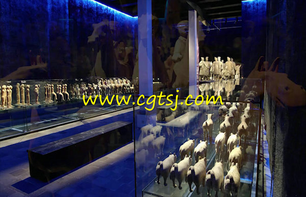 西安兵马俑展览高清实拍视频素材的图片3
