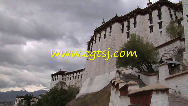 西藏风情天路中国风拉萨藏族歌舞LED背景视频素材的图片1