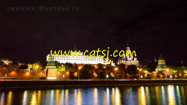莫斯科城市延时摄影高清实拍视频素材 1080p的图片2