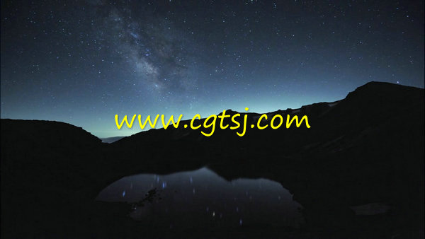 山顶天河星海延时摄影高清实拍视频素材 720P的图片5