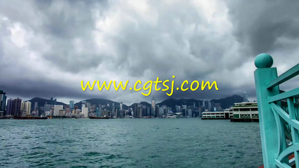 香港48小时延时摄影实拍视频素材 720P的图片2