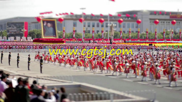 中国60周年国庆延时摄影实拍视频素材 720P的图片6