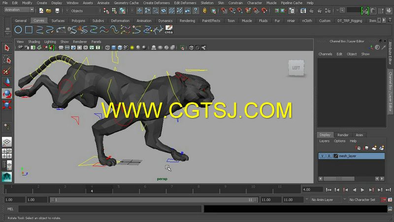 Maya2014四足动物动画高效技术视频教程的图片2