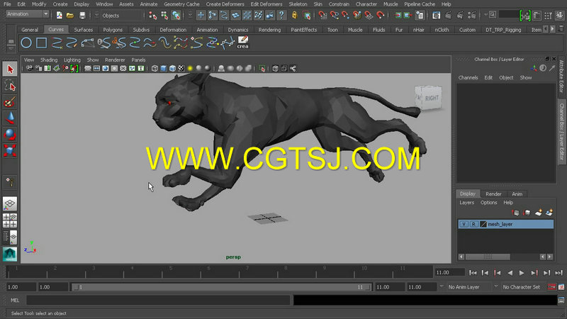 Maya2014四足动物动画高效技术视频教程的图片4