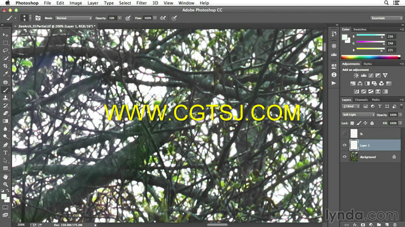 Photoshop建筑外墙效果图增强视频教程的图片4