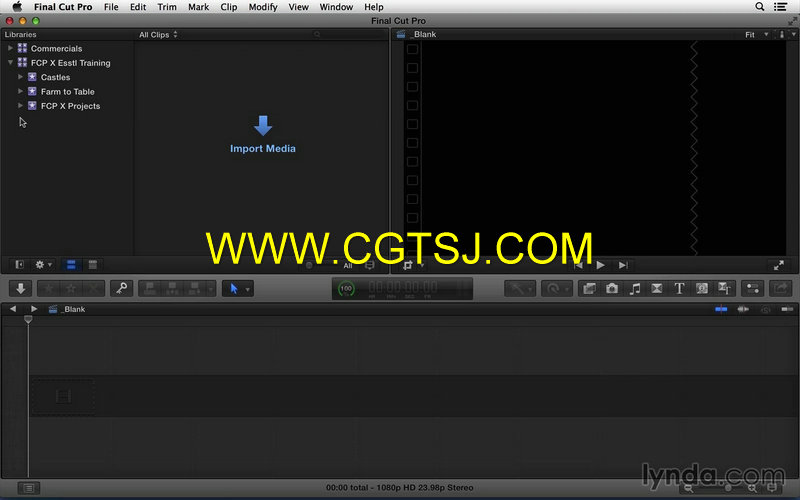 Final Cut Pro X 10基础入门训练视频教程的图片4