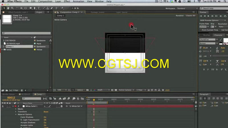 AE与C4D字母包装动画技巧视频教程的图片4