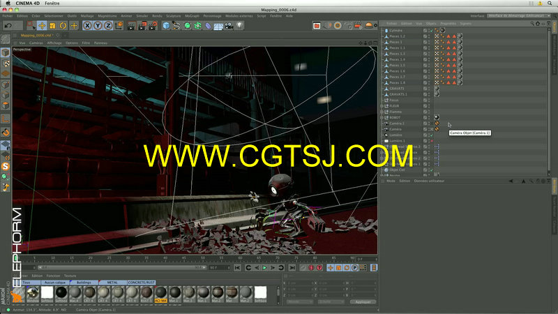 Cinema4D R15小机器人动画训练视频教程的图片3