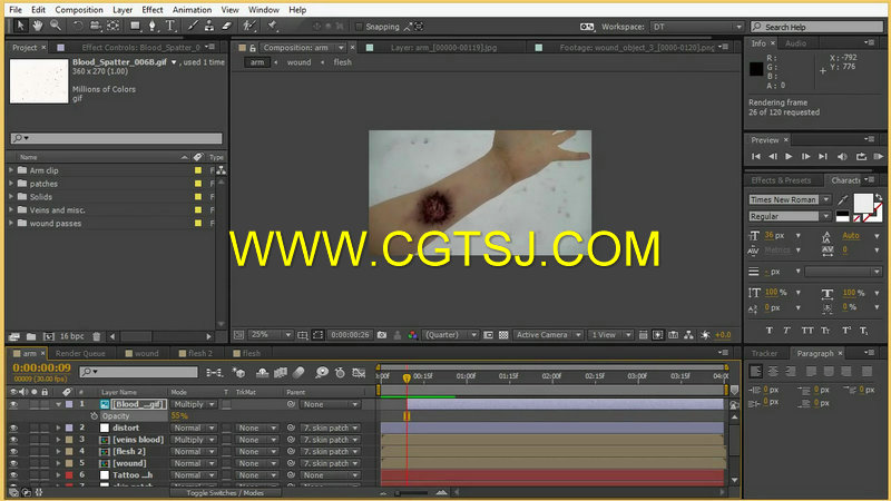 C4D与AE寄生虫特效制作视频教程的图片3